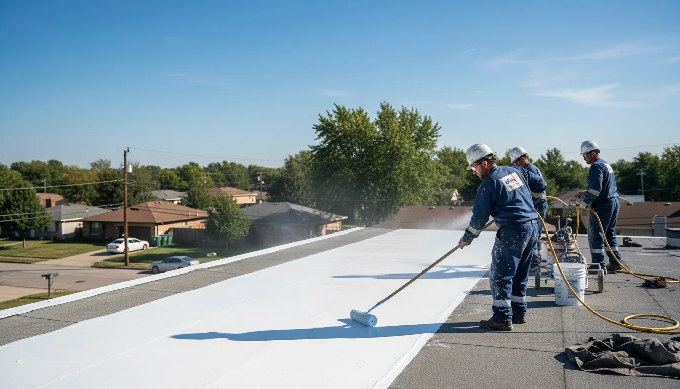 Commercial roof coating in Chester, WV near me